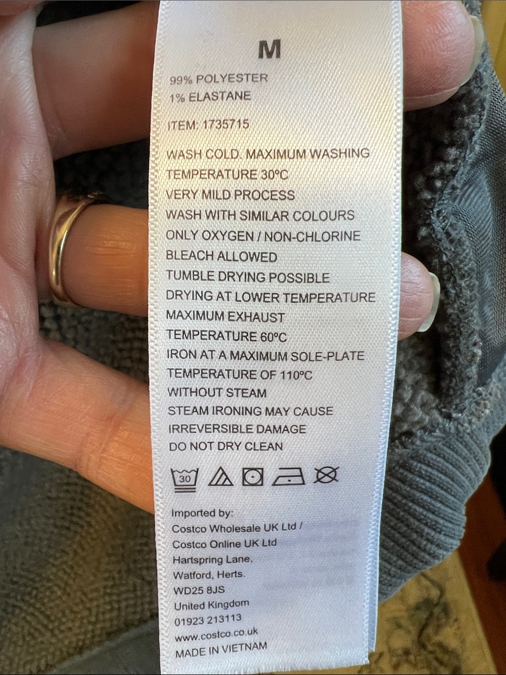 Copper Oak Men's Slate Gray Corduroy Snap-Front Jacket Medium - Picture 4 of 10